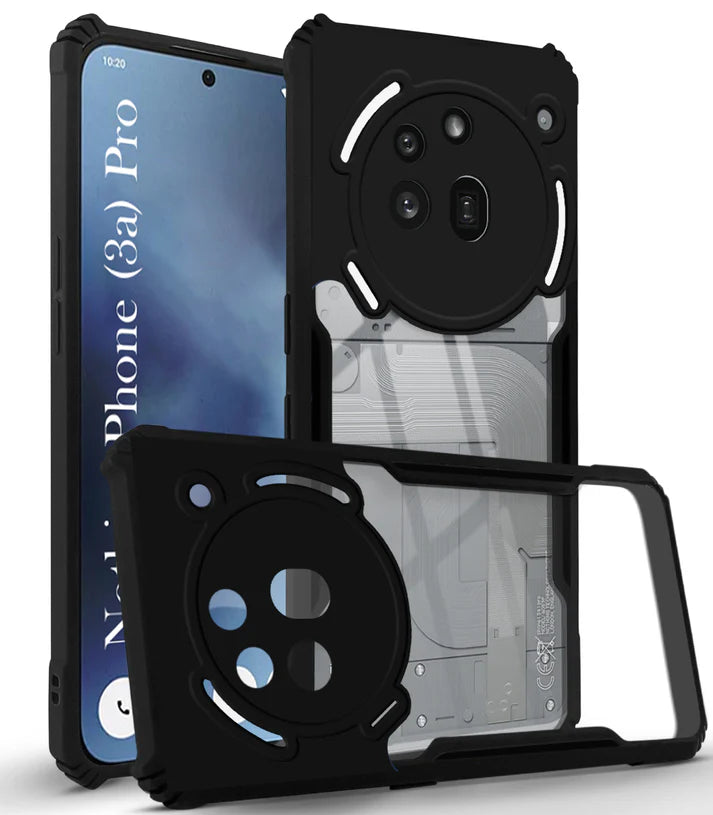 Nothing Phone 3A Pro 5G Back Cover (Silicone Border)