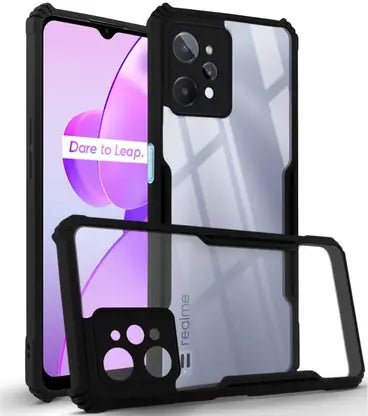 Realme C31 Back Cover (Silicone Border)