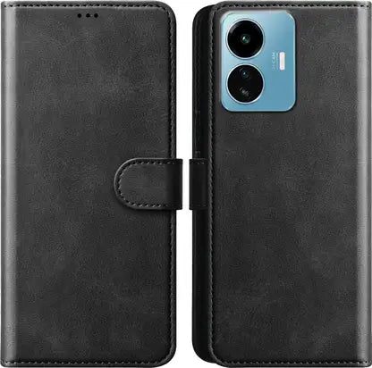 Leather Wallet Cover for IQOO Z6 Lite 5G