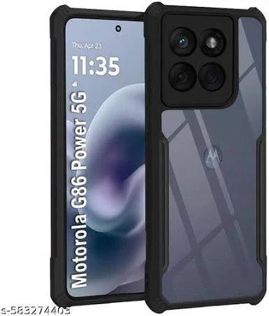 Motorola G86 Power 5G Back Cover (Silicone Border)