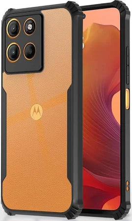 Motorola G15 Back Cover (Silicone Border)