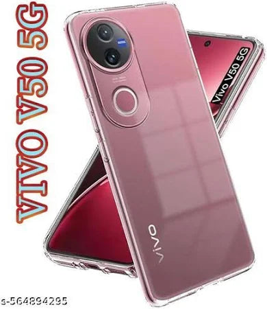 Vivo V50 | Vivo V50e Back Cover (Transparent)