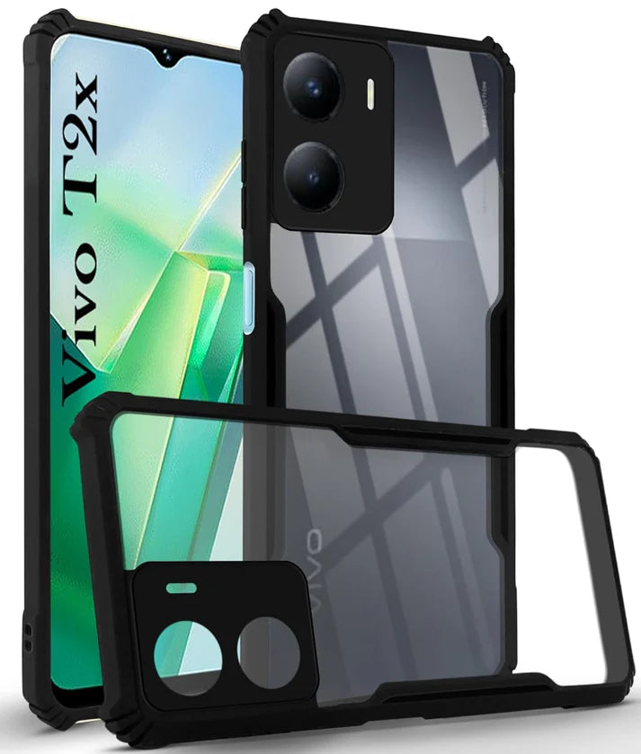 Vivo T2x 5G Back Cover (Silicone Border)