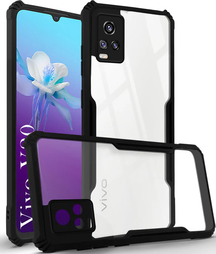 Vivo V20 Back Cover (Silicone Border)
