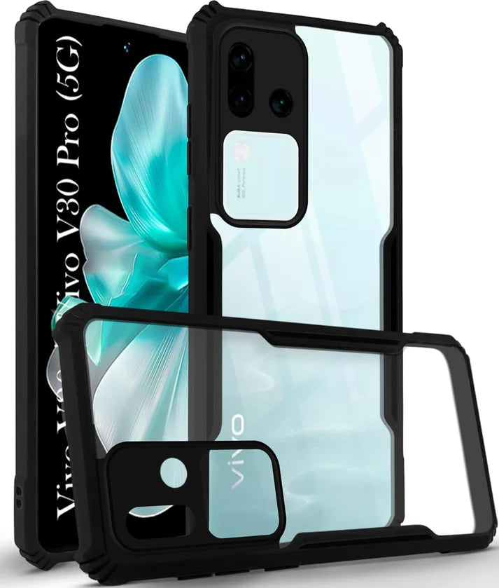 Vivo V30 5G Back Cover (Silicone Border)