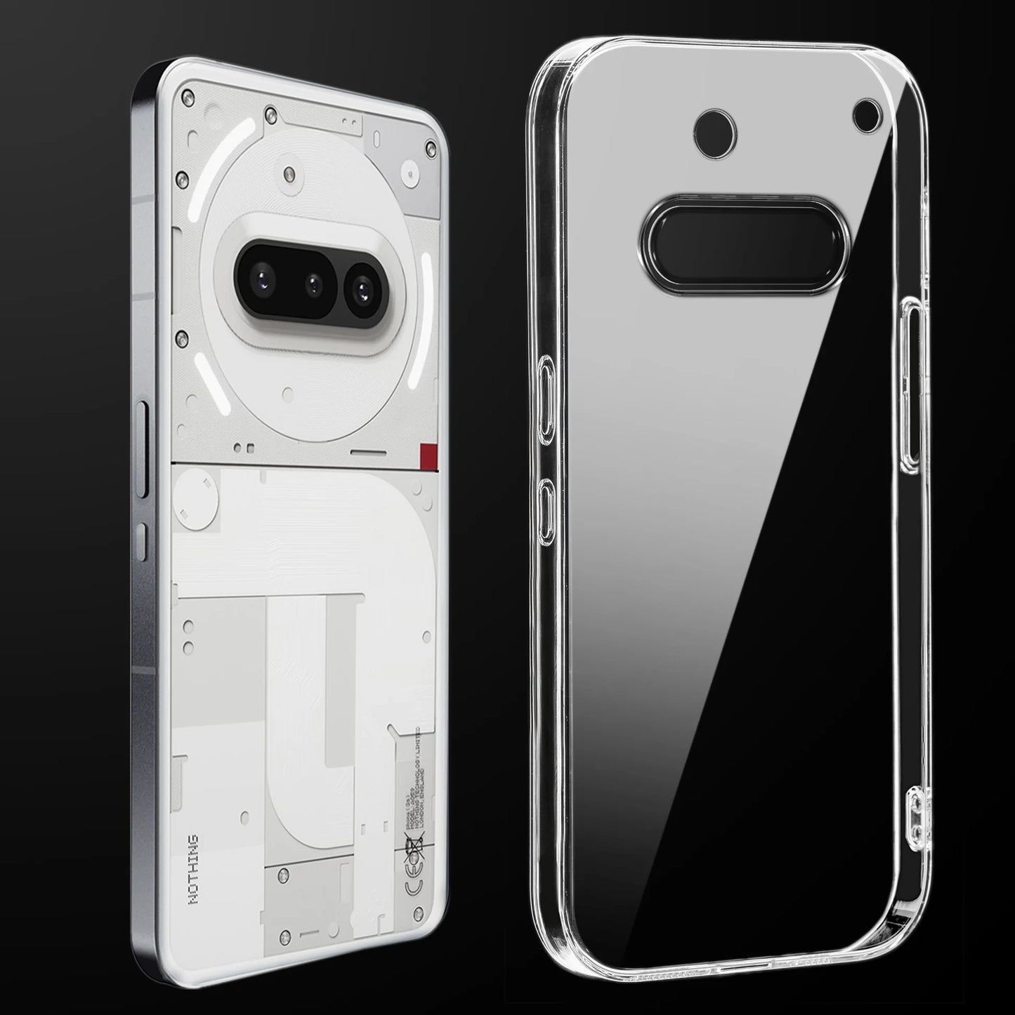Nothing Phone (3a) ( Lifetime Anti-Yellow Clear Back Cover)