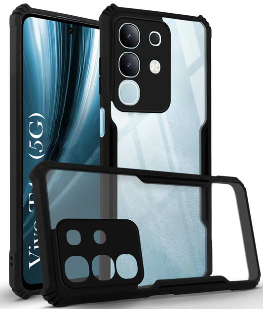Vivo T4x Back Cover (Silicone Border)