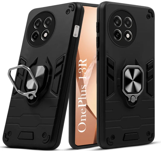 For OnePlus 13 Back Cover Case Hybrid Armor |Ring Holder Kickstand