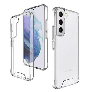 Crystal Clear Transparent Back Cover Case for Samsung S22 Plus 5G