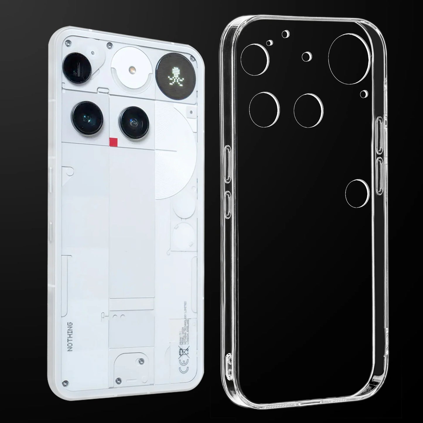 Nothing Phone 3 ( Lifetime Anti-Yellow Clear Back Cover)