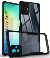 Samsung A06 Back Cover (Silicone Border)