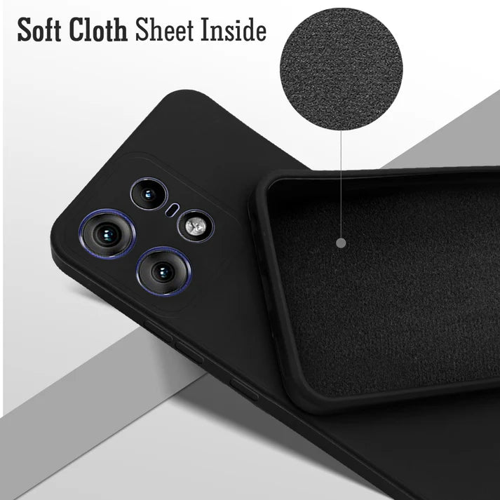 Poco C55 (Black Silicone Cover)