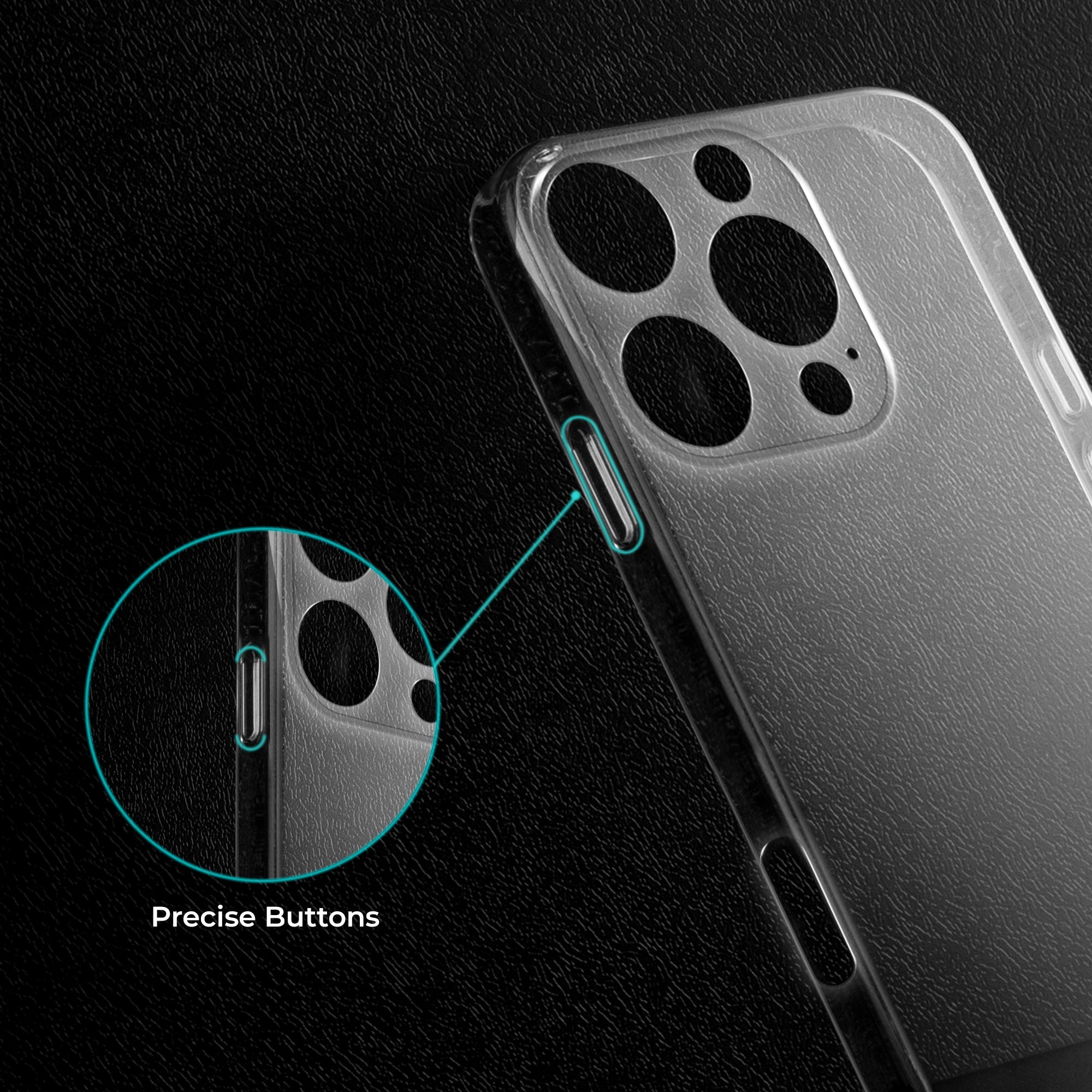 Crystal Clear Hard Back Anti-Yellowing With Camera Protection Phone Case For Apple iPhone 16 Pro