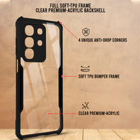 Vivo T4x Back Cover (Silicone Border)