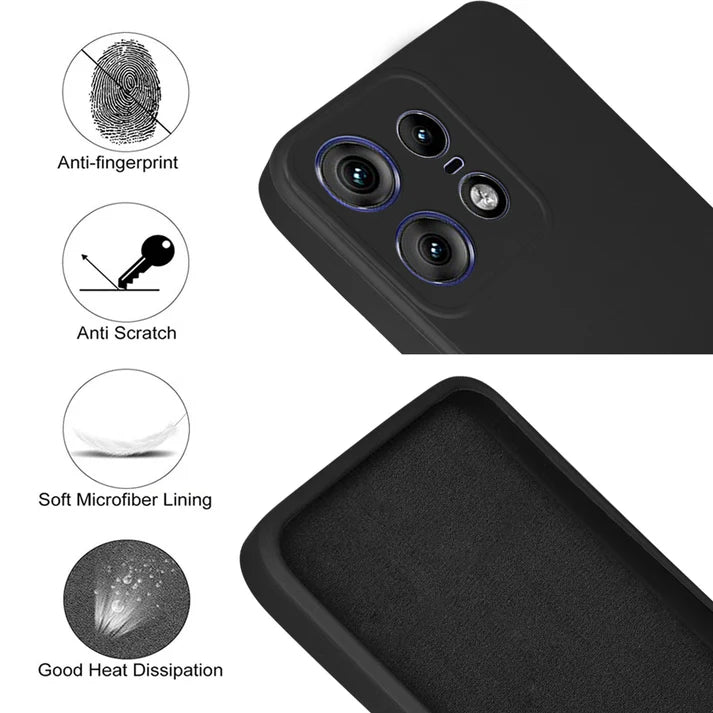 Poco C55 (Black Silicone Cover)