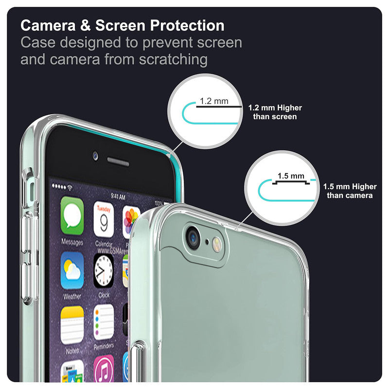 Crystal Clear Transparent Back Cover Case for Apple iPhone 6