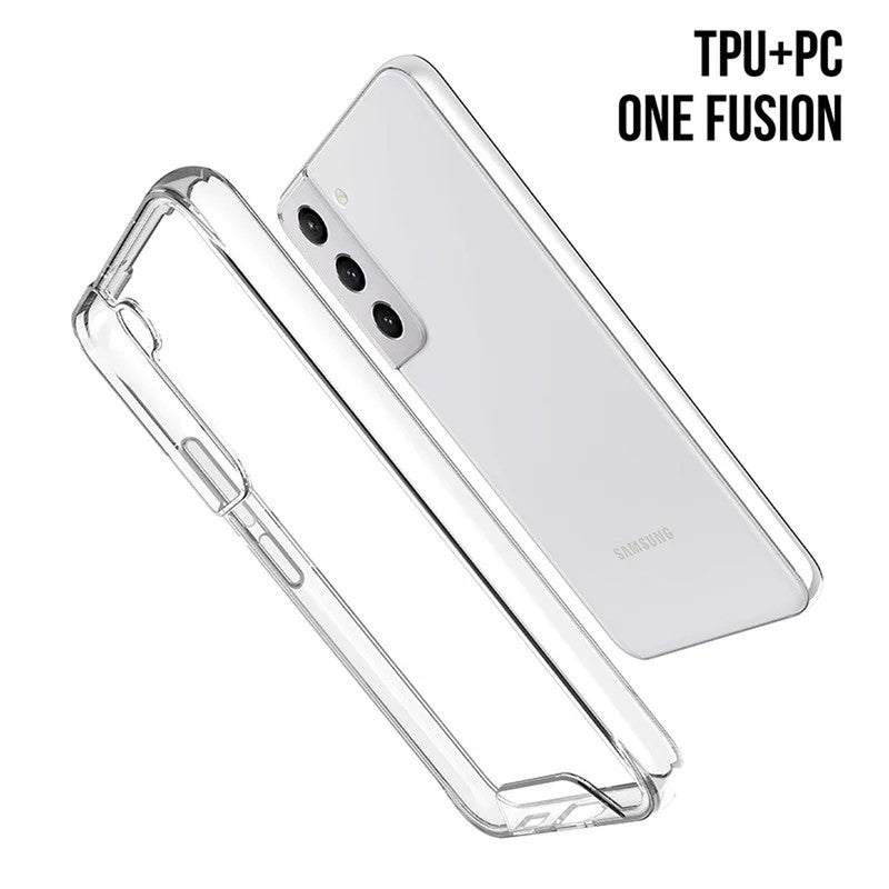 Crystal Clear Transparent Back Cover Case for Samsung S22 Plus 5G