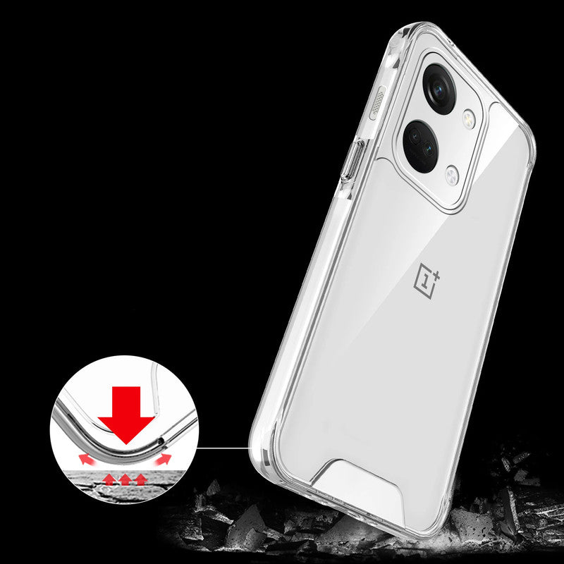 Crystal Clear Transparent Back Cover Case for OnePlus Nord 3 5G