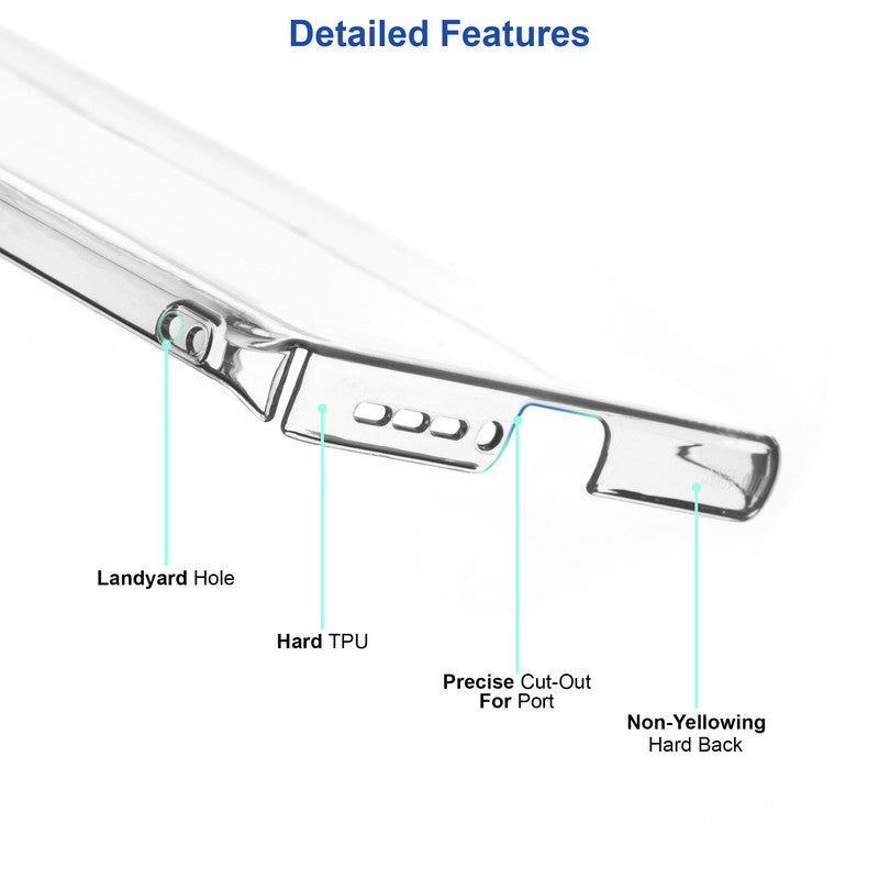 Crystal Clear Hard Back Anti-Yellowing Phone Case For Vivo X100 Pro 5G