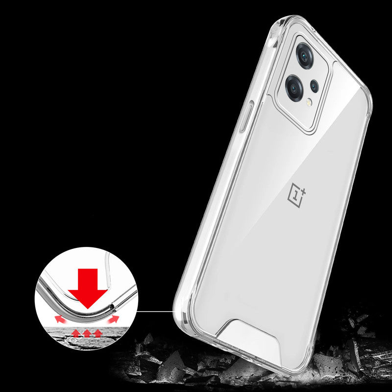 Crystal Clear Transparent Back Cover Case for Oneplus Nord CE 2 Lite 5G