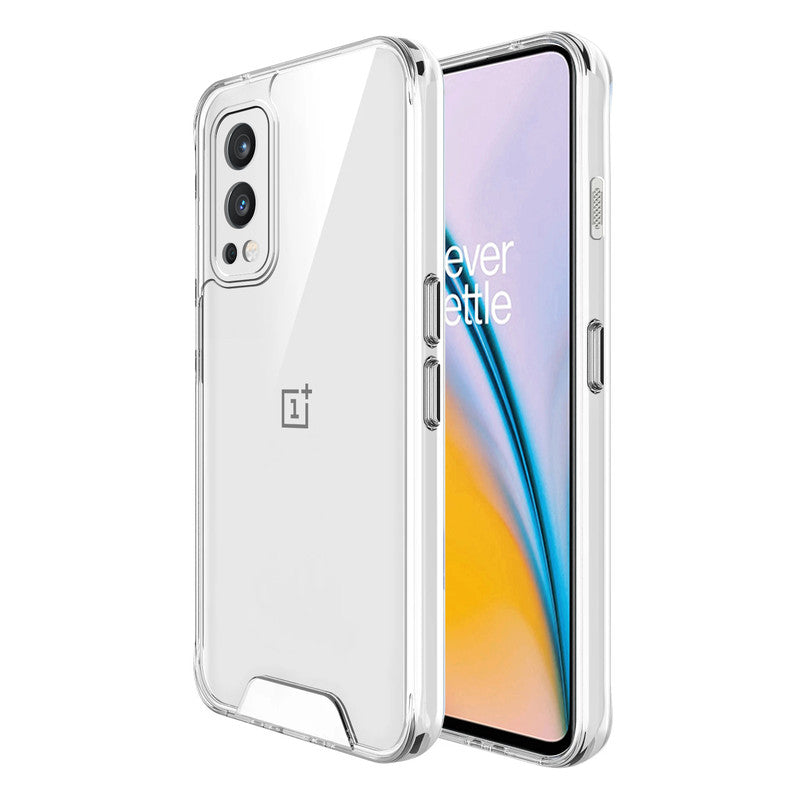 Crystal Clear Transparent Back Cover Case for Oneplus Nord 2 5G