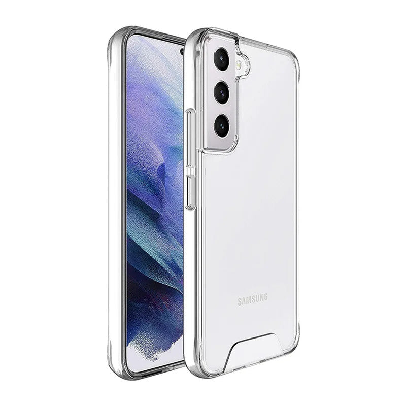 Crystal Clear Transparent Back Cover Case for Samsung S22 Plus 5G