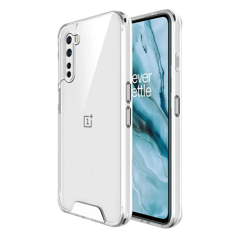 Crystal Clear Transparent Back Cover Case for Oneplus Nord