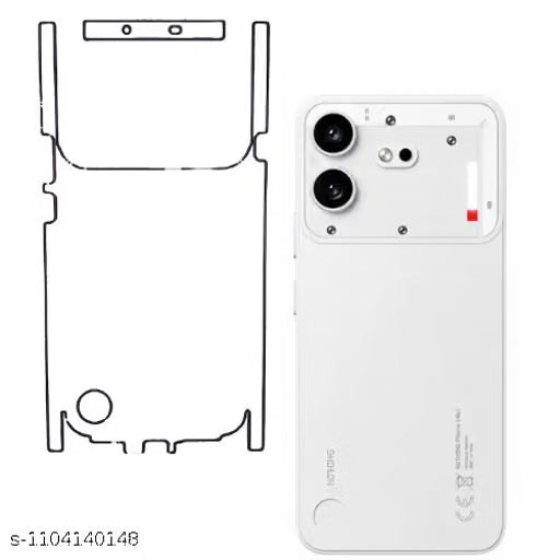 Nothing Phone 4b 5g Back Screen Guard For Matte Finish, Smooth Touch, Unbreakable Membrane