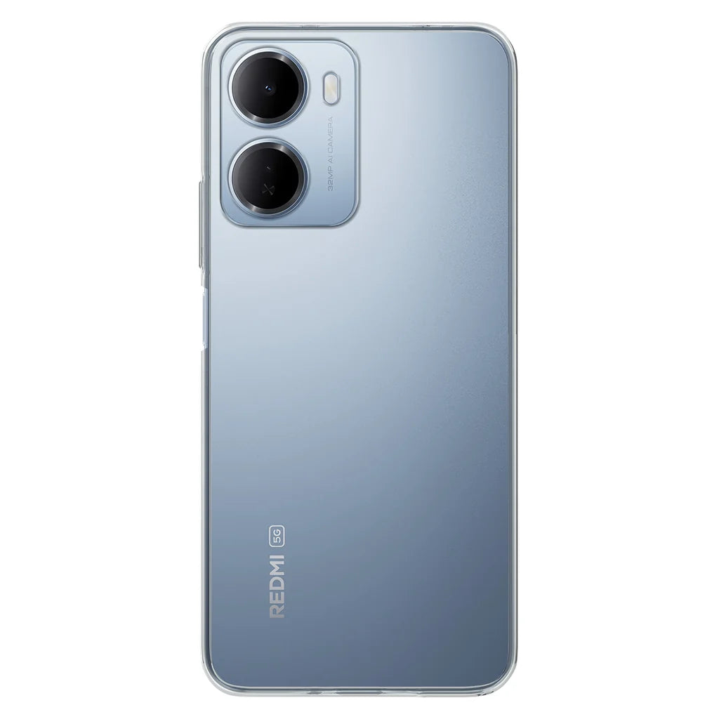 Redmi 15A 5G ( Lifetime Anti-Yellow Clear Back Cover)