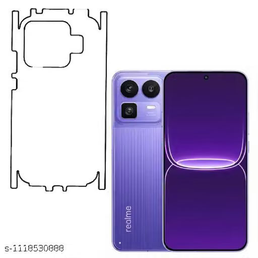 REALME NEO 8 5G Back Screen Guard For Matte Finish, Smooth Touch, Unbreakable Membrane