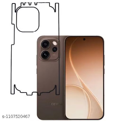 Oppo reno 15 pro 5g Back Screen Guard For Matte Finish, Smooth Touch, Unbreakable Membrane