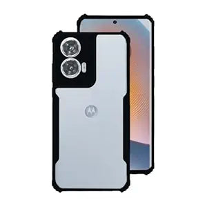 Moto Edge 50 FUSION  Back Cover (Black Bumper)