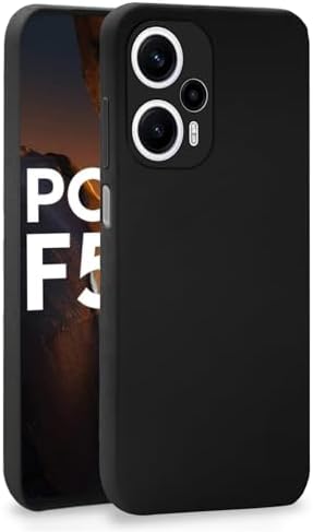 Matte Finish Silicone Cover For Poco F5 5G