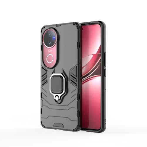 For Vivo V50e Back Cover Case Hybrid Armor |Ring Holder Kickstand