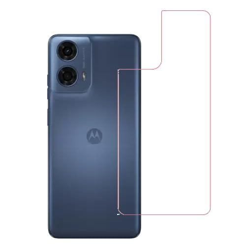 Moto G24 power Back Screen Guard For Matte Finish, Smooth Touch, Unbreakable Membrane