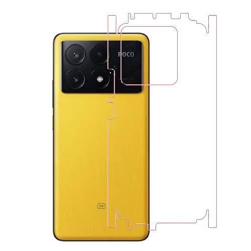 Poco X6 5G Back Screen Guard For Matte Finish, Smooth Touch, Unbreakable Membrane