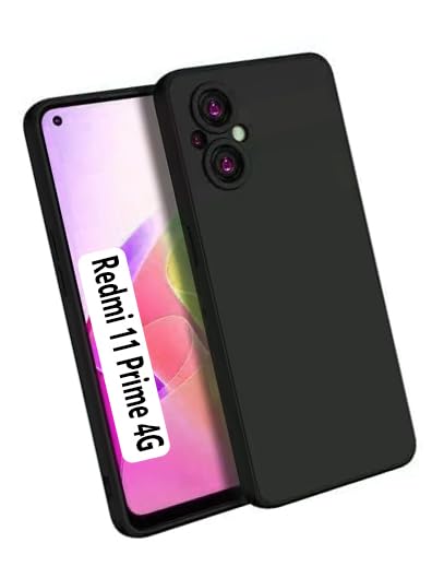 Redmi 11 Prime (4G) ( Black Silicone Cover)