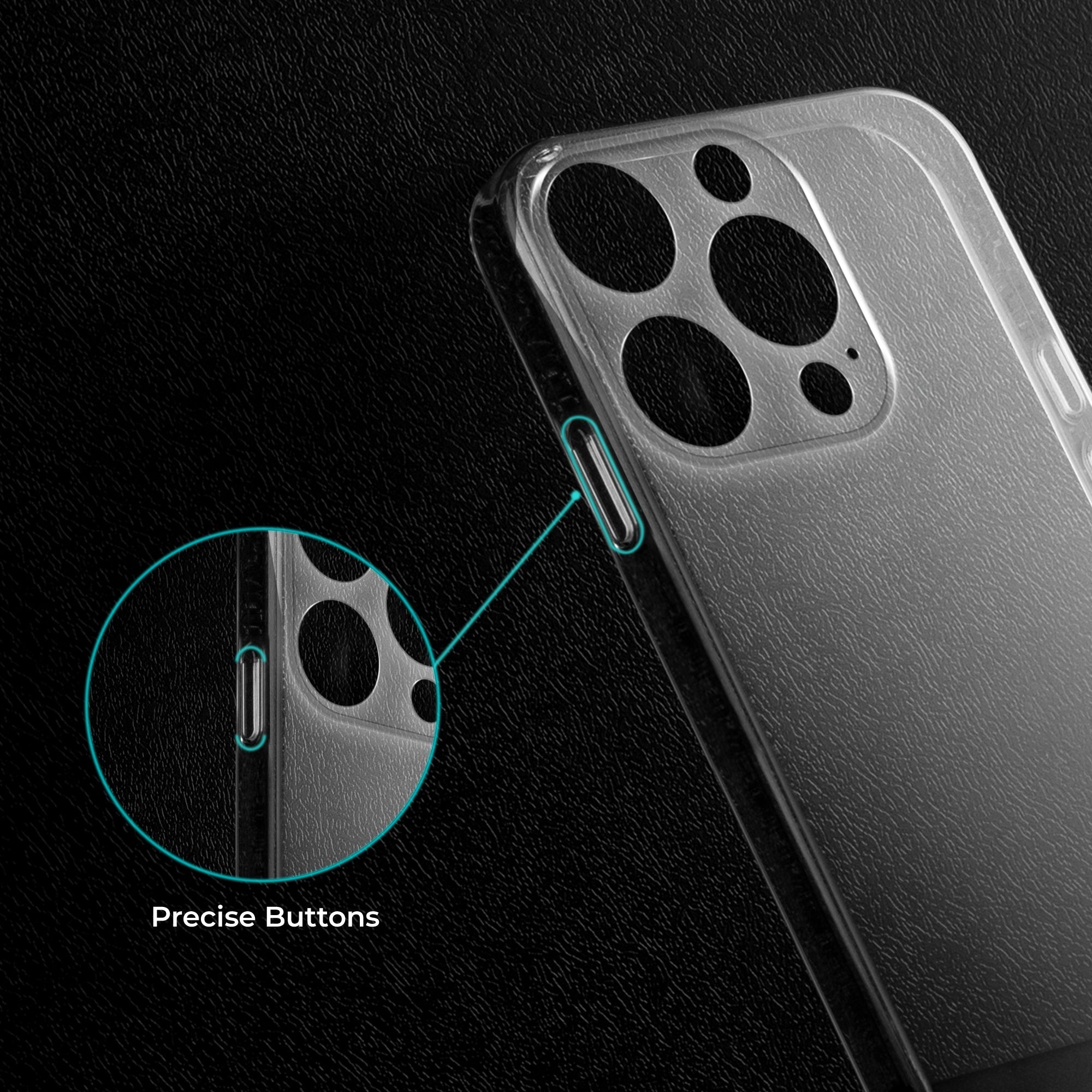 Crystal Clear Hard Back Anti-Yellowing With Camera Protection Phone Case For Apple iPhone 15 Pro Max