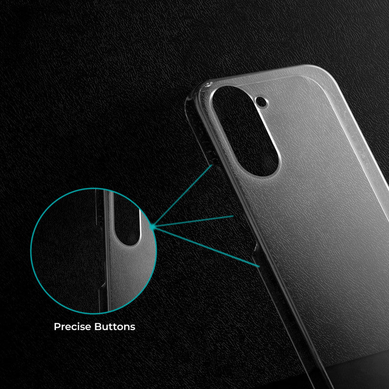 Crystal Clear Hard Back Anti-Yellowing Phone Case For Vivo Y03