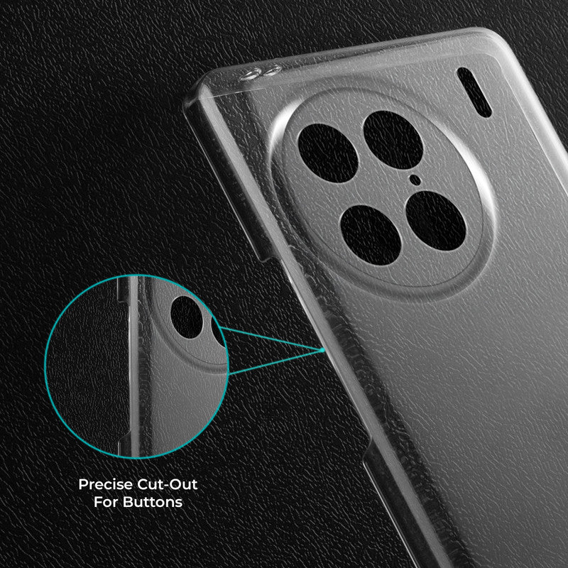 Crystal Clear Hard Back Anti-Yellowing Phone Case For Vivo X90 Pro