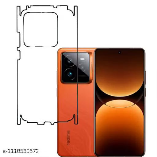 REALME GT 7 PRO 5G Back Screen Guard For Matte Finish, Smooth Touch, Unbreakable Membrane