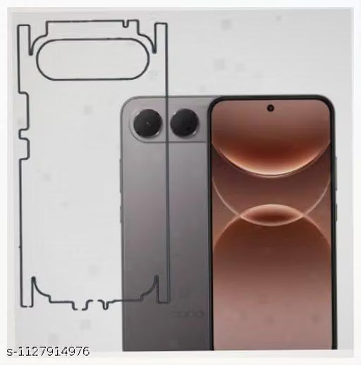 OPPO F35 5G Back Screen Guard For Matte Finish, Smooth Touch, Unbreakable Membrane