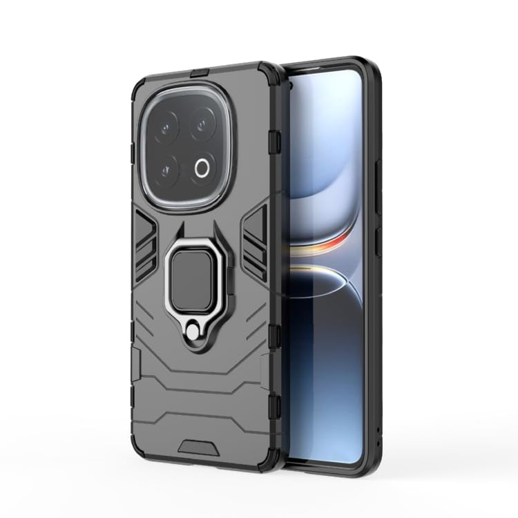 For iQOO 13 Back Cover Case Hybrid Armor |Ring Holder Kickstand