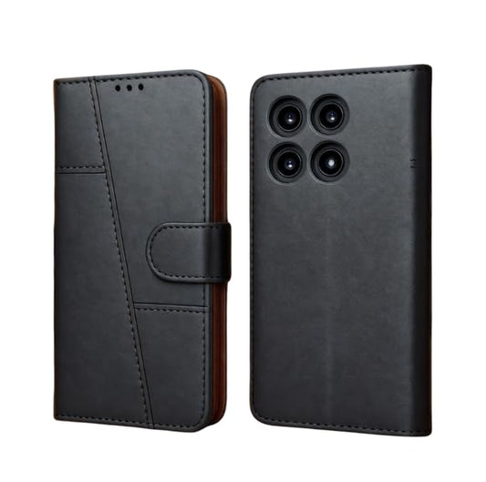 Leather Wallet Cover Realme 14x 5G