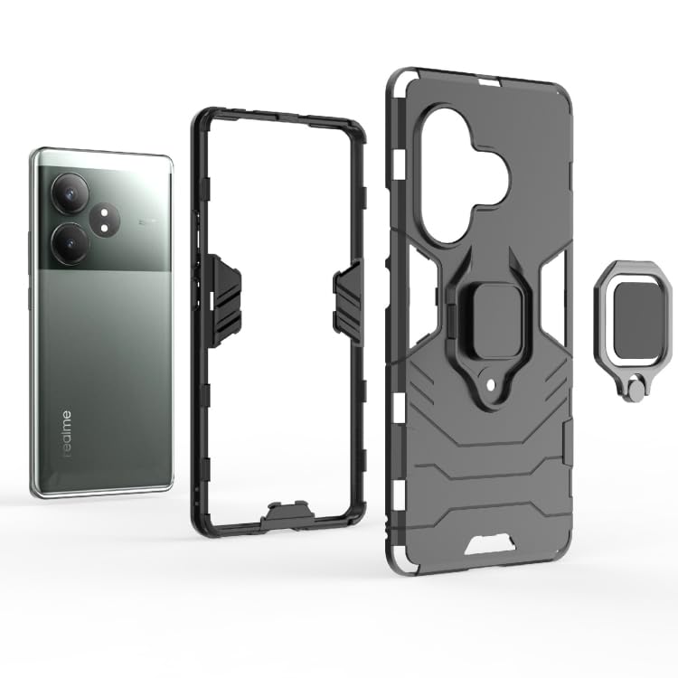 Hybrid Rugged Armor Kickstand Case for Realme GT 6