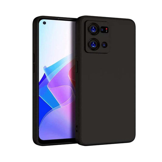 Oppo F21 Pro 5G ( Black Silicone Cover)