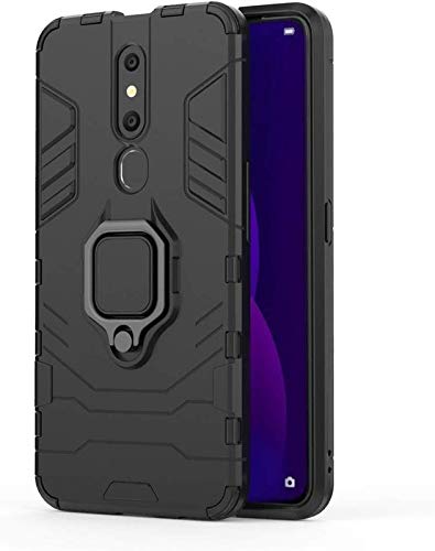 Hybrid Rugged Armor Kickstand Case for Oppo F11 Pro