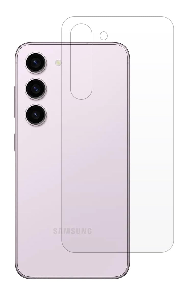 SAMSUNG S23 Plus Back Screen Guard For Matte Finish, Smooth Touch, Unbreakable Membrane