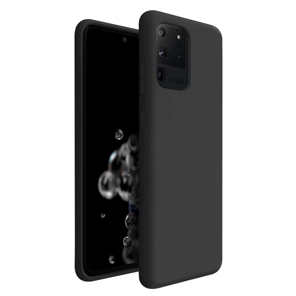 Samsung S20 Ultra (Black Silicone Cover)