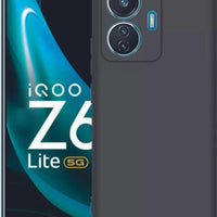 Matte Finish Silicone Cover For IQOO Z6 Lite 5G